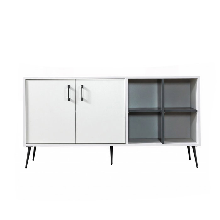 Hanah Home Şile 4612 Consola Blanco y Antracita Hanah Home Şile 4612 Consola Blanco y Antracita